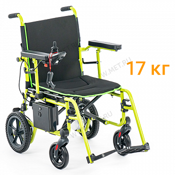 MET Compact 15 Суперлегкая электроколяска, складная, с пультом ДУ для сопровождающих лиц Сертификат ФСС  Поделиться: Арт. 20005 В наличии Рейтинг:     